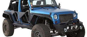 Photo of a Smittybilt XRC Gen2 Front Bumper With Winch Plate And D-Ring Mounts - Textured Matte Black Powdercoat