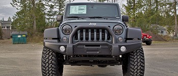 Photo of a AEV Style Front Bumper With Winch Cradle, Bullbar, Tow Rings And Fog Light Inserts