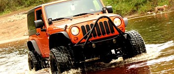Photo of a JW0325 Poison Spyder Style Steel Front Winch Bull Bar