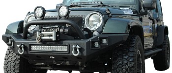 Photo of a JW0303 Style Steel Front Winch Bull Bar